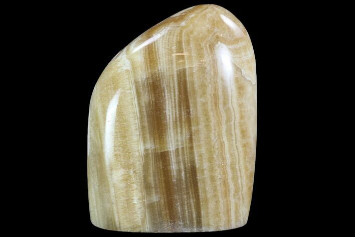 Free-Standing, Polished Brown Calcite #91760